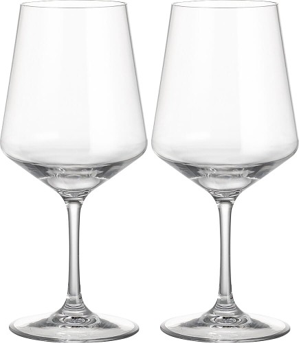 BRUNNER 0830230N.C25 Set Waterglass Coralux, élégants verres de bateau, camping et extérieur, V 35 Cl, transparents, anti-rayures