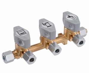 Zawór gazowy potrójny VK 3 8mm - Truma