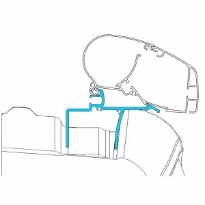 Adapter do markizy dachowej VW Crafter 2017 LHT 2 szt - Dometic