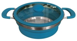 Garnek składany z pokrywką Pan Lid 1,0 l Blue - EuroTrail