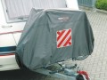 Pokrowiec na bagażnik rowerowy 2 Bike Cover Front - EuroTrail