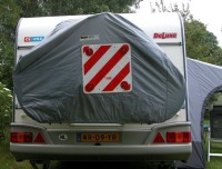 Pokrowiec na bagażnik rowerowy 4 Bike Cover Back - EuroTrail