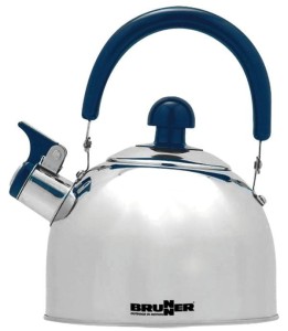 Czajnik stalowy z gwizdkiem Steamer Travel - Brunner