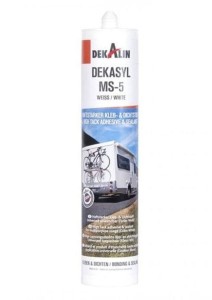 Klej konstrukcyjny uszczelniacz MS-5 polimer 290ml czarny Dekalin