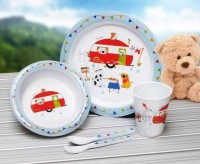 Zestaw obiadowy dla dzieci - Caravan Przyczepa Kempingowa