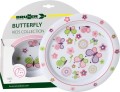 Zestaw obiadowy dla dzieci Kid Set Butterfly Girl 3+ - Brunner