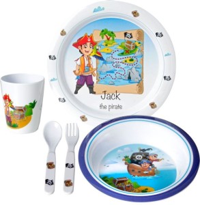 Zestaw obiadowy dla dzieci Jack Kids Boy 3+ - Brunner