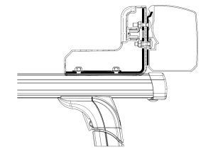 Adapter do markizy Thule Omnistor 3200 Roof Rack