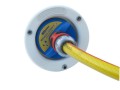 Podłączone przyłącze do wody Heoswater Connector od Heosolution.
