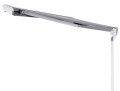 Widok z boku markizy dachowej Thule Omnistor 6300 antracyt 3,75m.