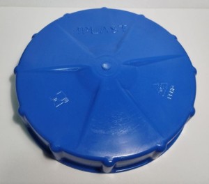 Nakrętka do zbiornika na wodę 140 mm niebieska - Aplast