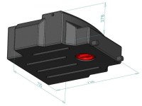 Zbiornik, pojemnik na wodę czystą lub brudną Tank 90 l Ford Transit - Aplast