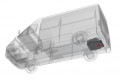 Zbiornik, pojemnik na wodę czystą lub brudną Tank 90 l Ford Transit - Aplast