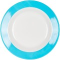 Talerz niebieski z zestawu Tableware Rainbow.