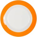 Talerz pomarańczowy z melaminy Tableware Rainbow.