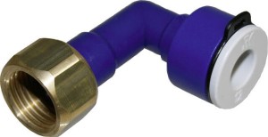 Złącze kątowe z przyłączem śrubowym 1/2" 12 mm Reich.