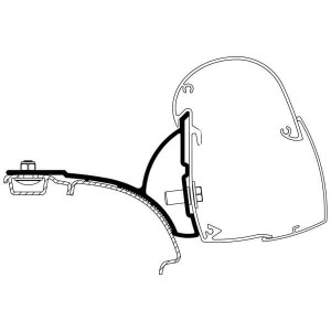 Adapter do markizy Thule Omnistor 5102 dla VW T5/T6.