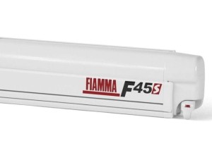 Markiza ścienna w kasecie F45s 375 Polar White Royal Grey - Fiamma
