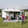 Markiza ścienna w kasecie F45s 375 Polar White Royal Grey - Fiamma