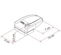 Wymiary blokady Safe Door Frame.