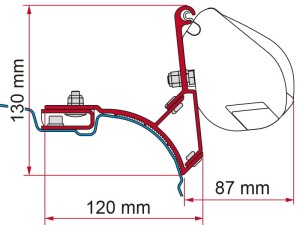 Adapter do markizy F35 VW T5/T6 Multivan Trasporter - Fiamma