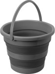 Wiaderko składane Drum Fold-Away 10 l szare - Brunner
