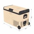 Lodówka TCX50 Sand Yolco - wymiary.