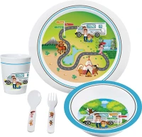 Zestaw obiadowy dla dzieci Time to travel 3+ (kamper) - Brunner