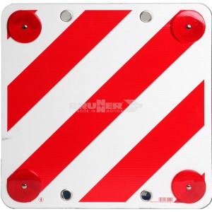 Tablica ostrzegawcza na bagażnik rowerowy Zebra PL - Brunner