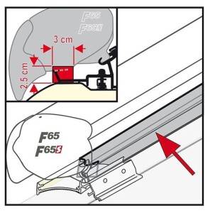 Uszczelka do markizy Kit Rain Guard F65/F80 4,5 m - Fiamma