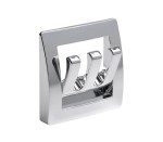 Wieszak składany z 3 haczykami chromowany - Fawo