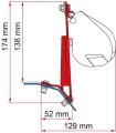 Adapter F35 Ford Custom / Lift Roof Fiamma.