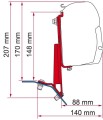 Adapter F45 Ford Custom / Lift Roof Fiamma.