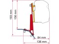Adapter F43 Ford Custom / Lift Roof Fiamma.